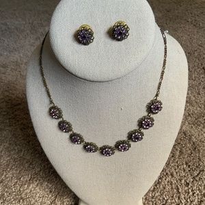 Kenny Ma choker and earrings set